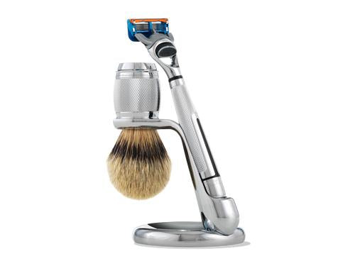 The Art of Shaving Fusion Chrome Collection Manual Shaving Set - Fine