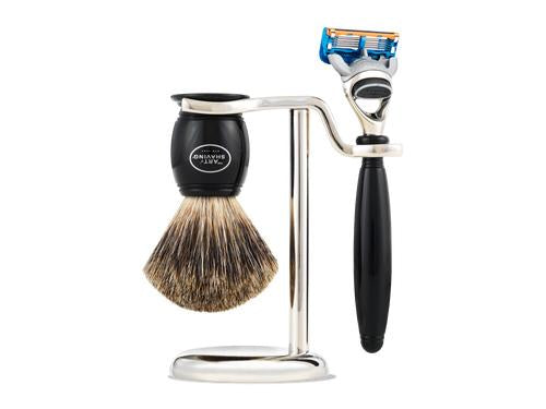 The Art of Shaving Mach 3 Compact Shaving Set - Black