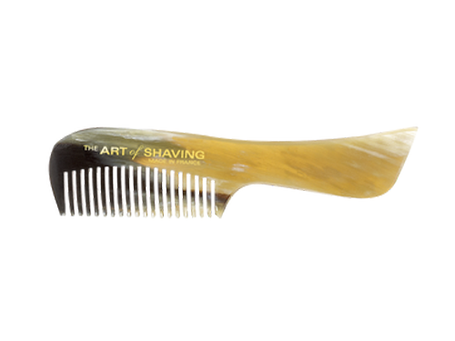 The Art of Shaving Water Buffalo Horn Moustache Comb