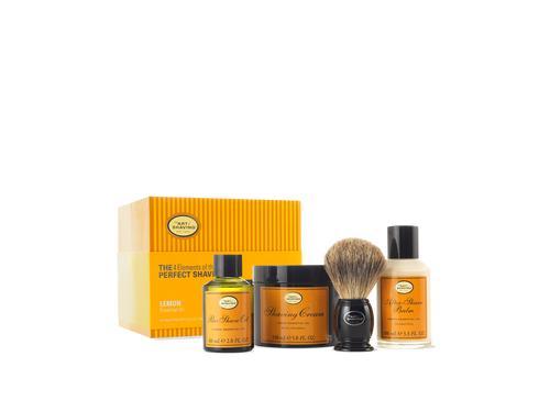 The Art of Shaving Lemon Full Size Kit with Fine Badger Brush